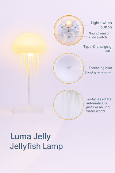 Luma Jelly Jellyfish lamp